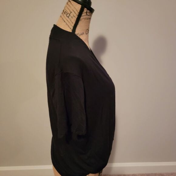 Chelsea 28 black faux wrap top - Picture 2 of 5